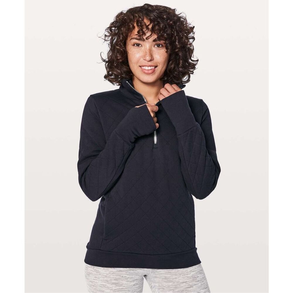 Lululemon Forever Warm Pullover Midnight Navy Size 4